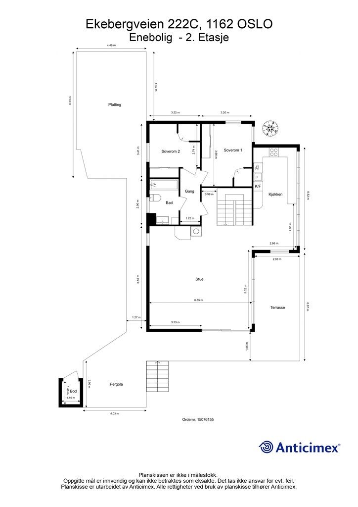 Plantegning 2. etasje