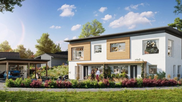 Tomten i Våkkroken 9B presenteres av Kenneth Graarud Olsen i Krogsveen. Rammetillatelse er gitt for oppføring av tomannsbolig.