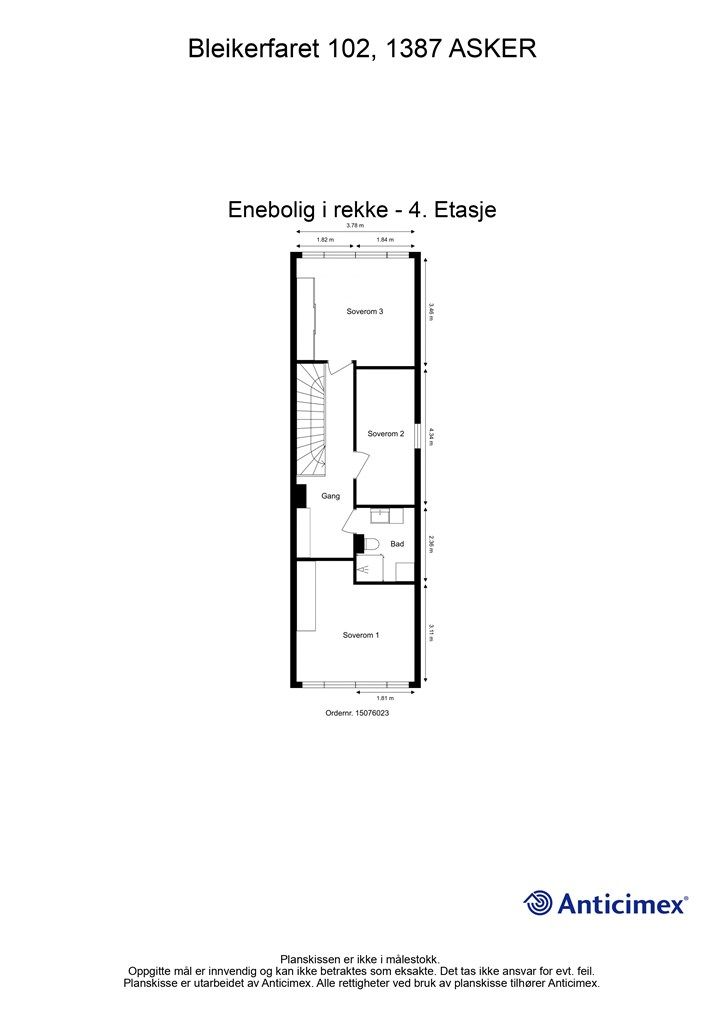 Plantegning 2. etasje