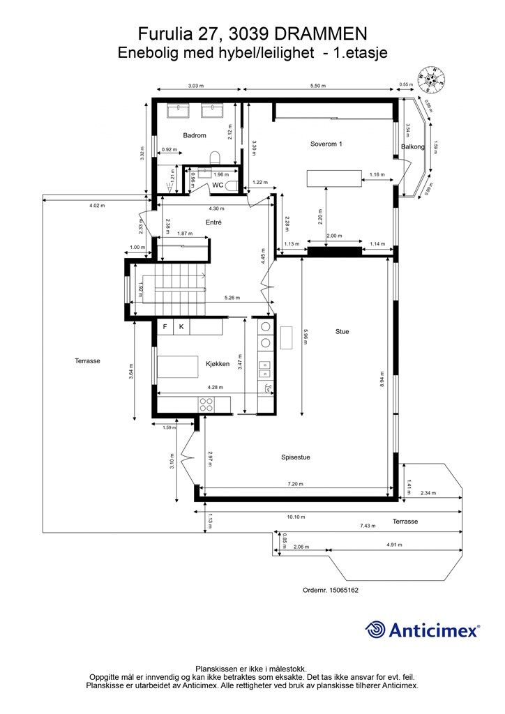 Plantegning - 1. etasje