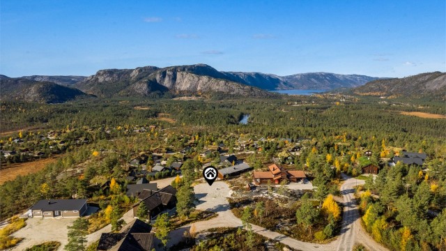 Ferdig opparbeidet tomt i Utsjå Hyttegrend.