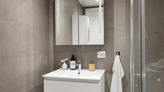 Badet har også opplegg for vaskemaskin