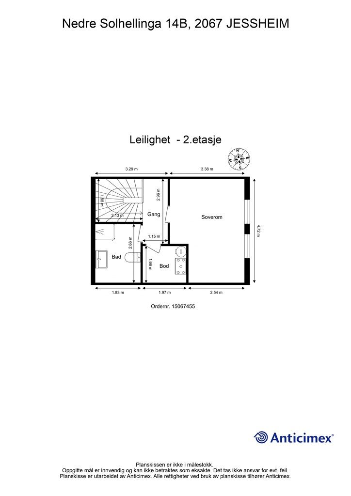 Plantegning 2. etasje