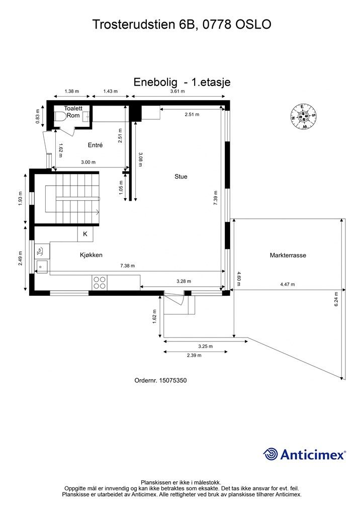 Plantegning - 1.etasje
