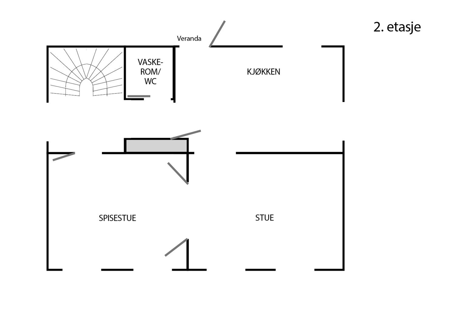 Plantegning 2. etasje