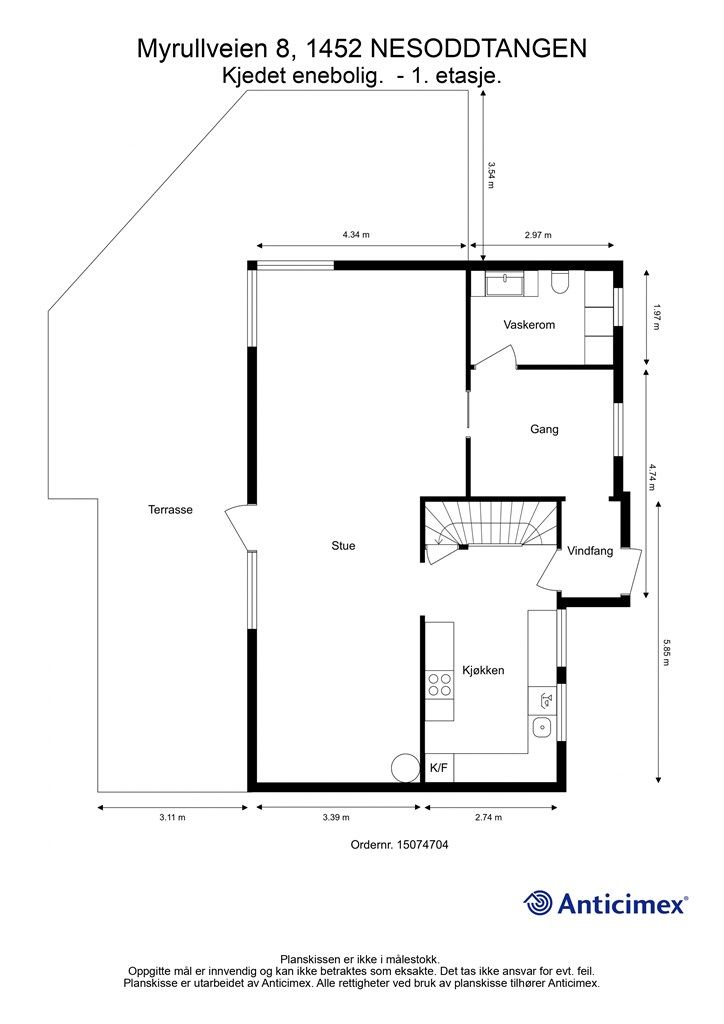 Plantegning 1. etasje
