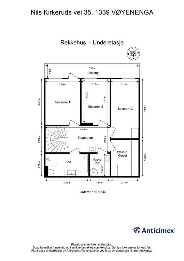 Plantegning underetasje