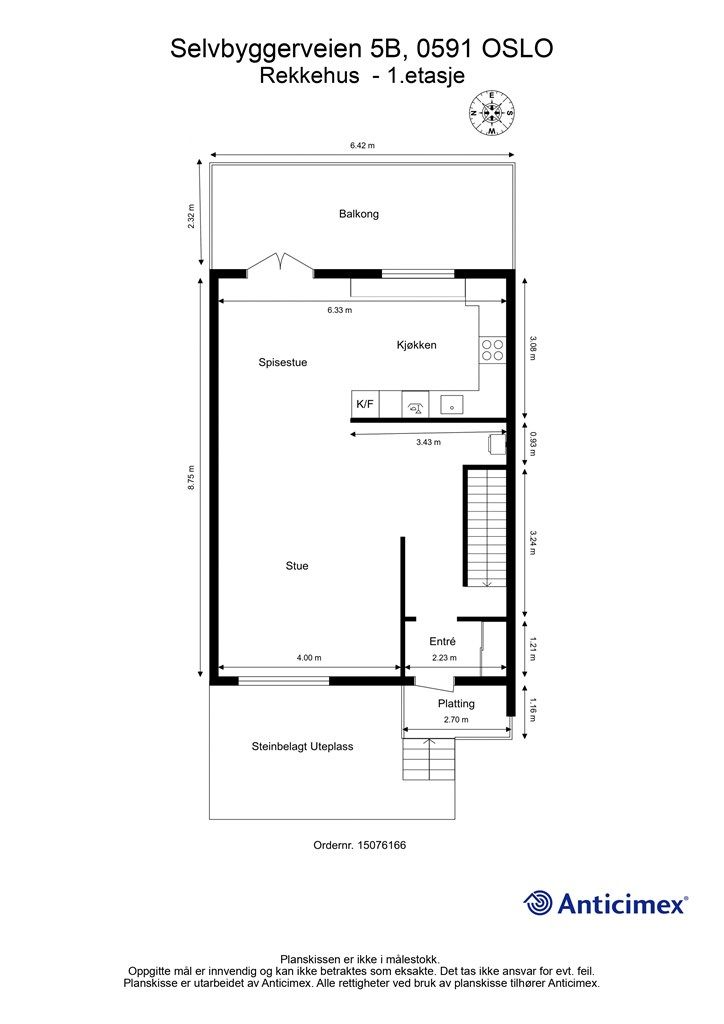 Plantegning - 1.etasje