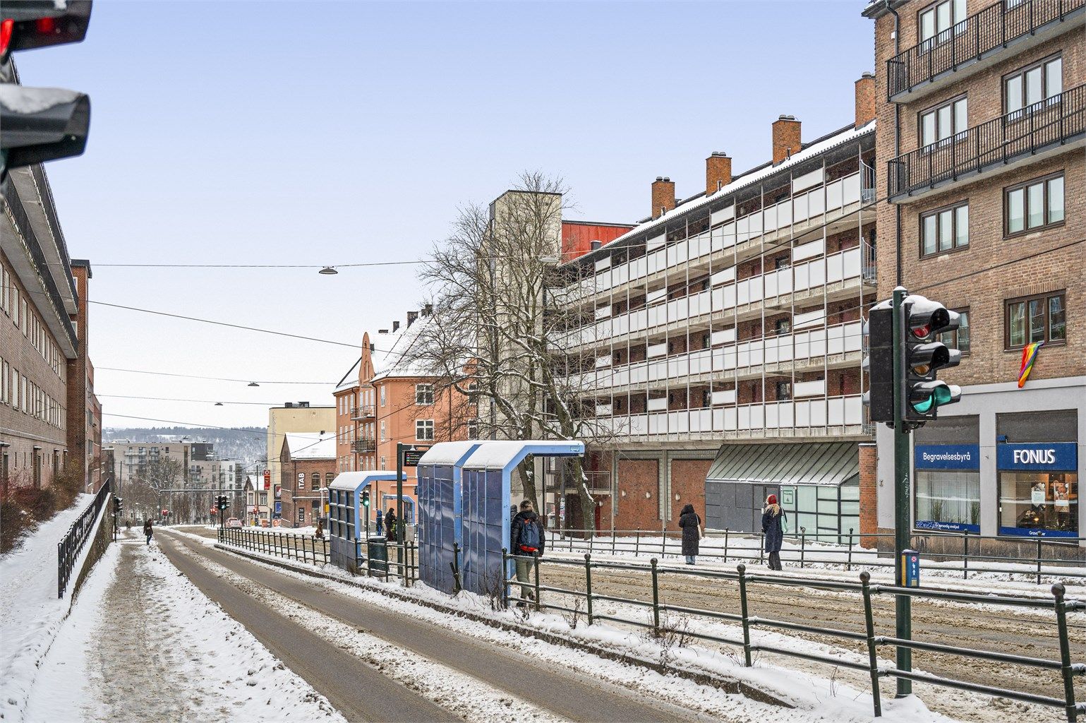 Leiligheten har en perfekt beliggenhet for deg som ønsker å bo sentralt.