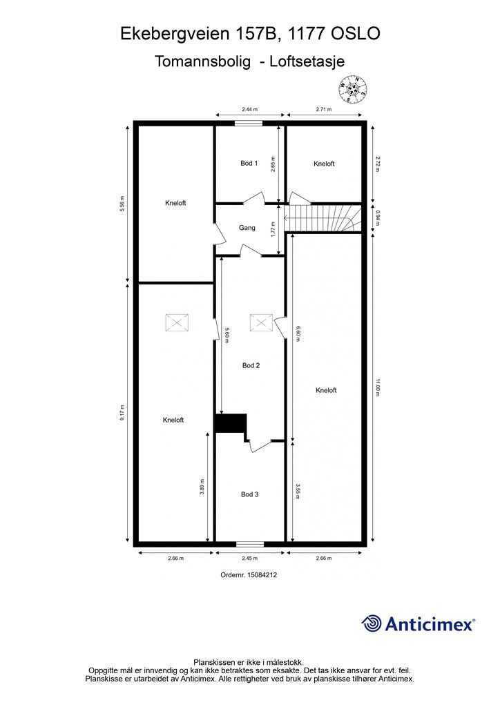 Plantegning loft