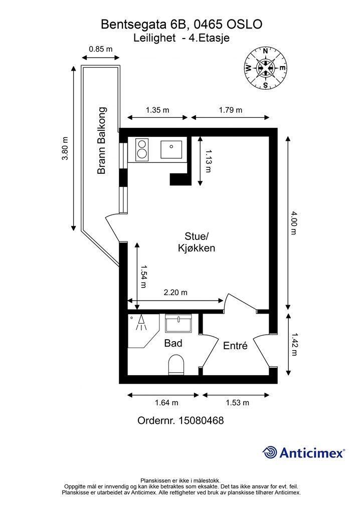 Plantegning- 4.Etasje