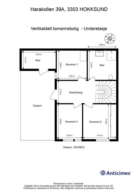 Plantegning underetasje