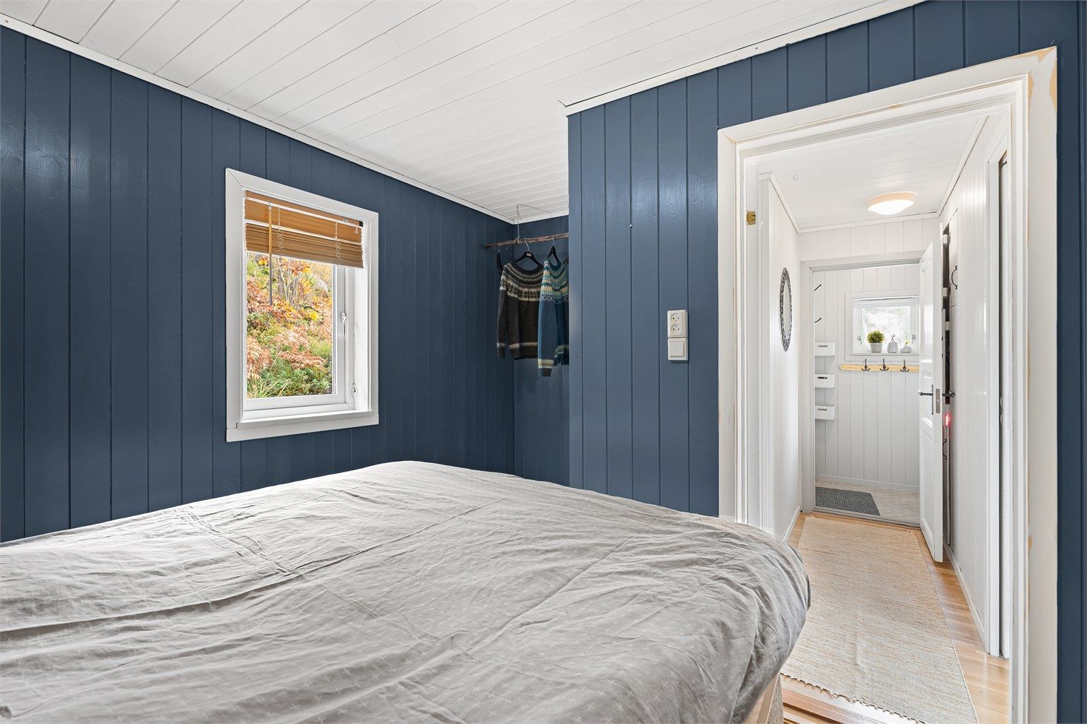 Her er det også plass til garderobeløsning.