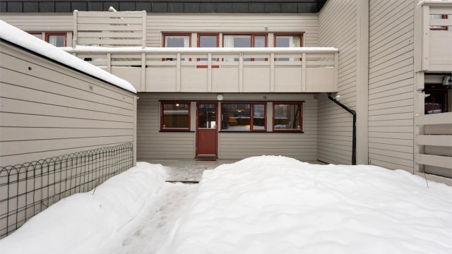 Terrassen er på 22 kvm