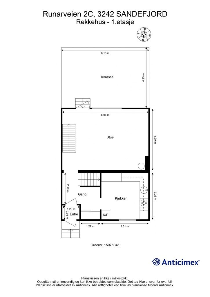 Plantegning 1.etasje.