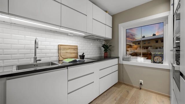 Hyggelig kveldsstemning.