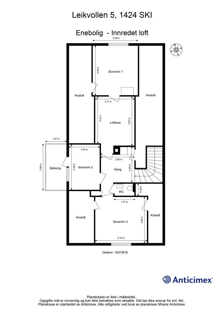 Plantegning-Loftsetasje