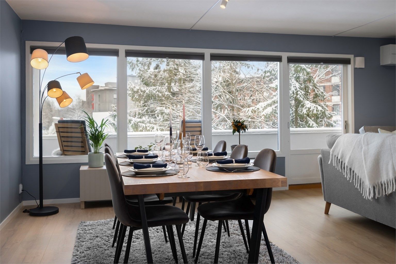 Boligen har høy standard og ble pusset opp av fagfolk i 2022.