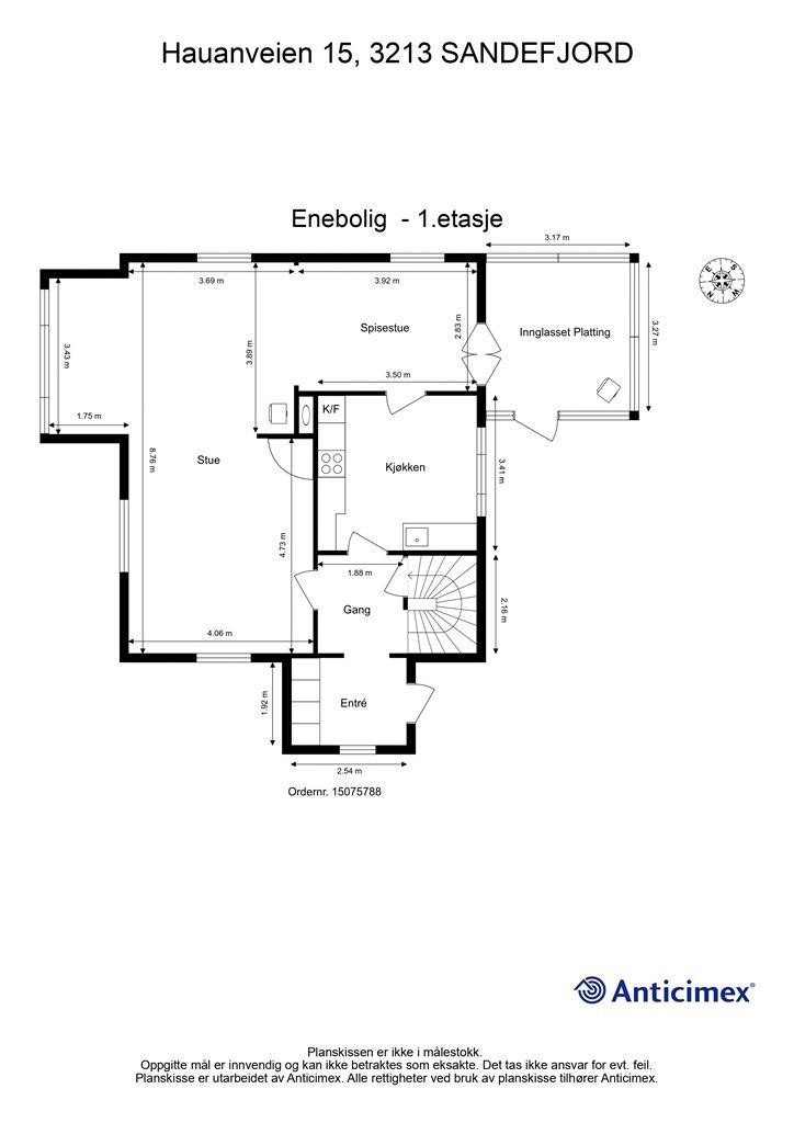 Plantegning - 1.etasje