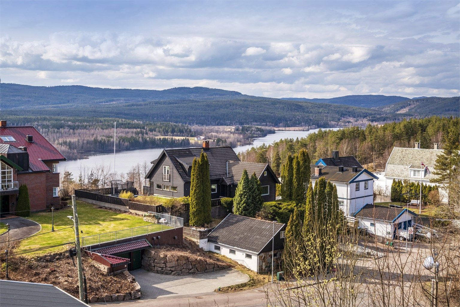 Utsikt fra hovedsoverommet