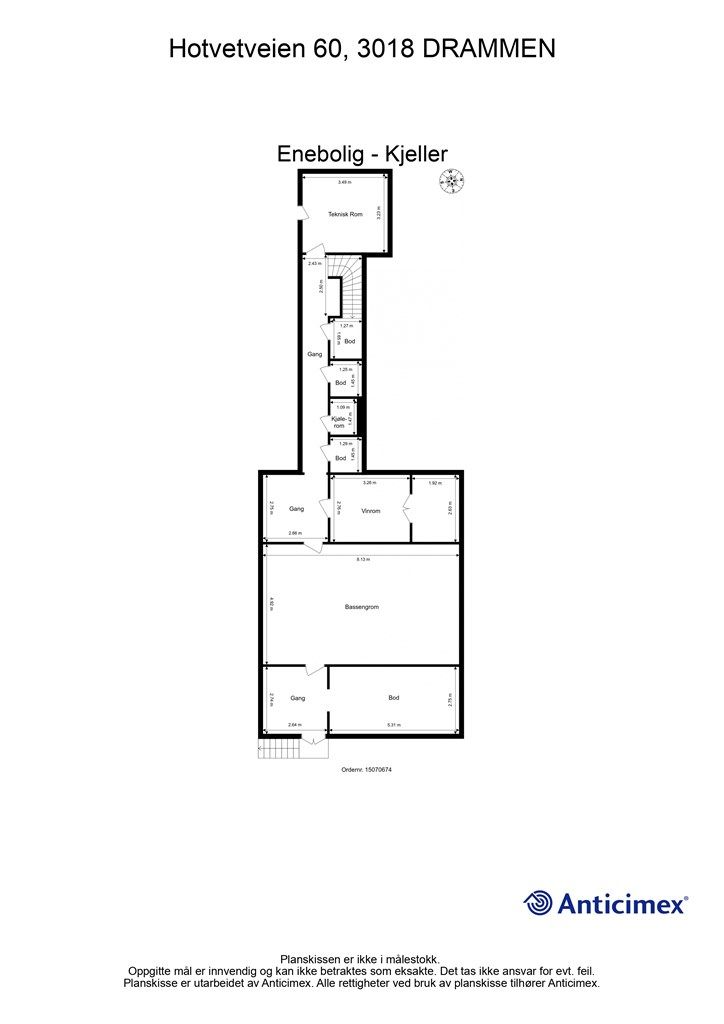 Plantegning - Kjeller