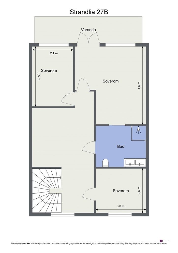 Plantegning - 2. etasje