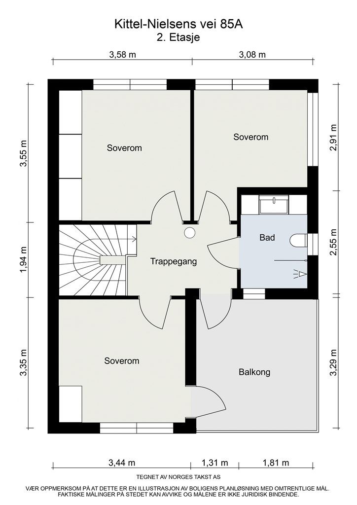 Planskisse 2. Etasje