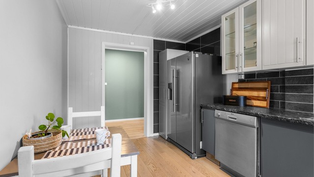 Plass for et lite kjøkkenbord