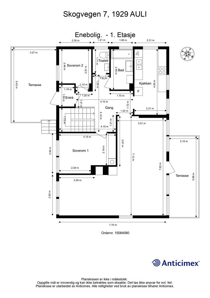 Plantegning - 1. Etasje