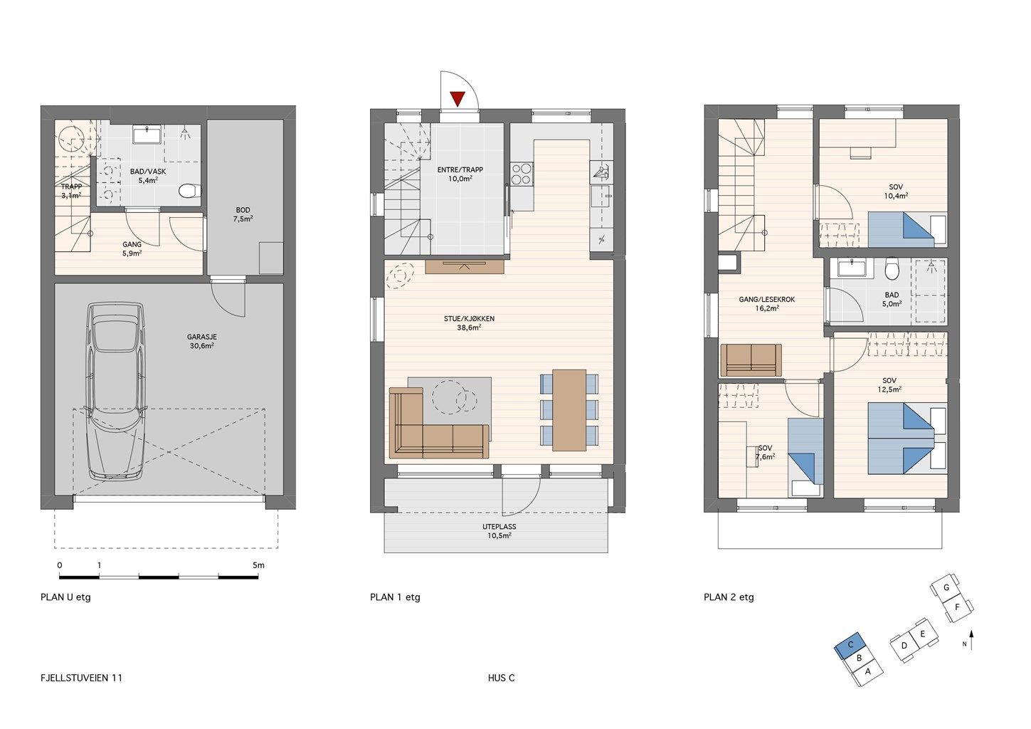 Plantegninger HUS C.