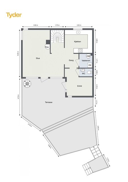 Plantegning  - 1. Etasje