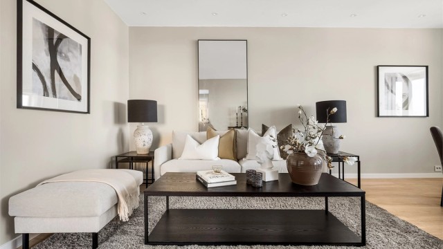 Leiligheten er vesentlig oppgradert og har en elegant og kvalitetssikker finish.