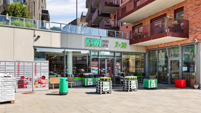 Nærområde - Kiwi ligger med tøffelavstand fra leiligheten