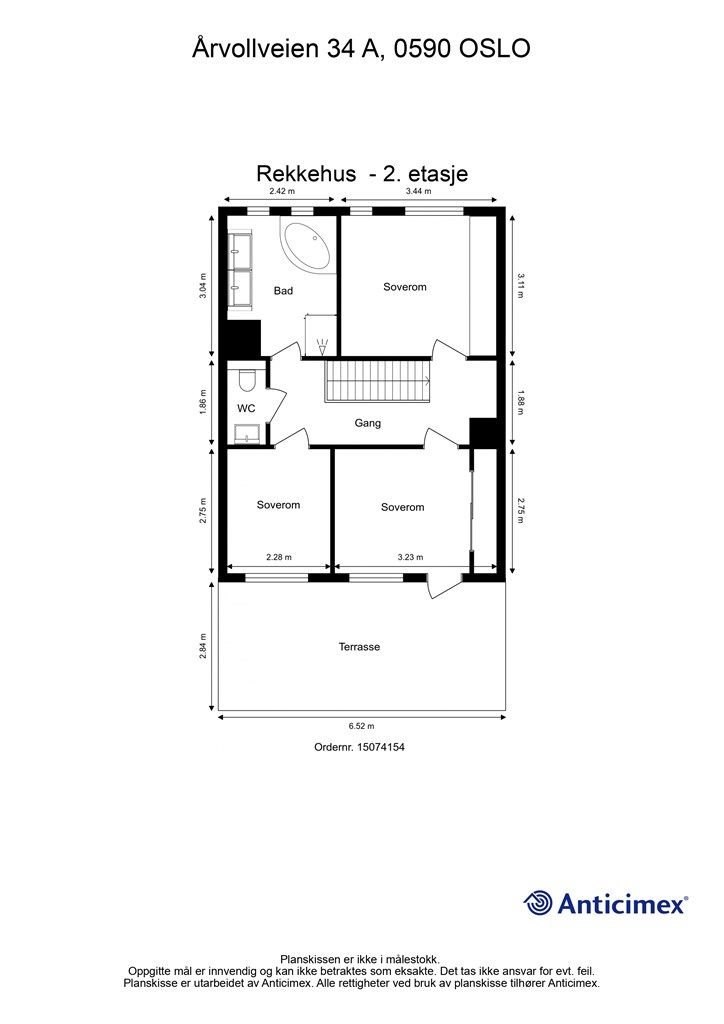 Plantegning 2. etasje