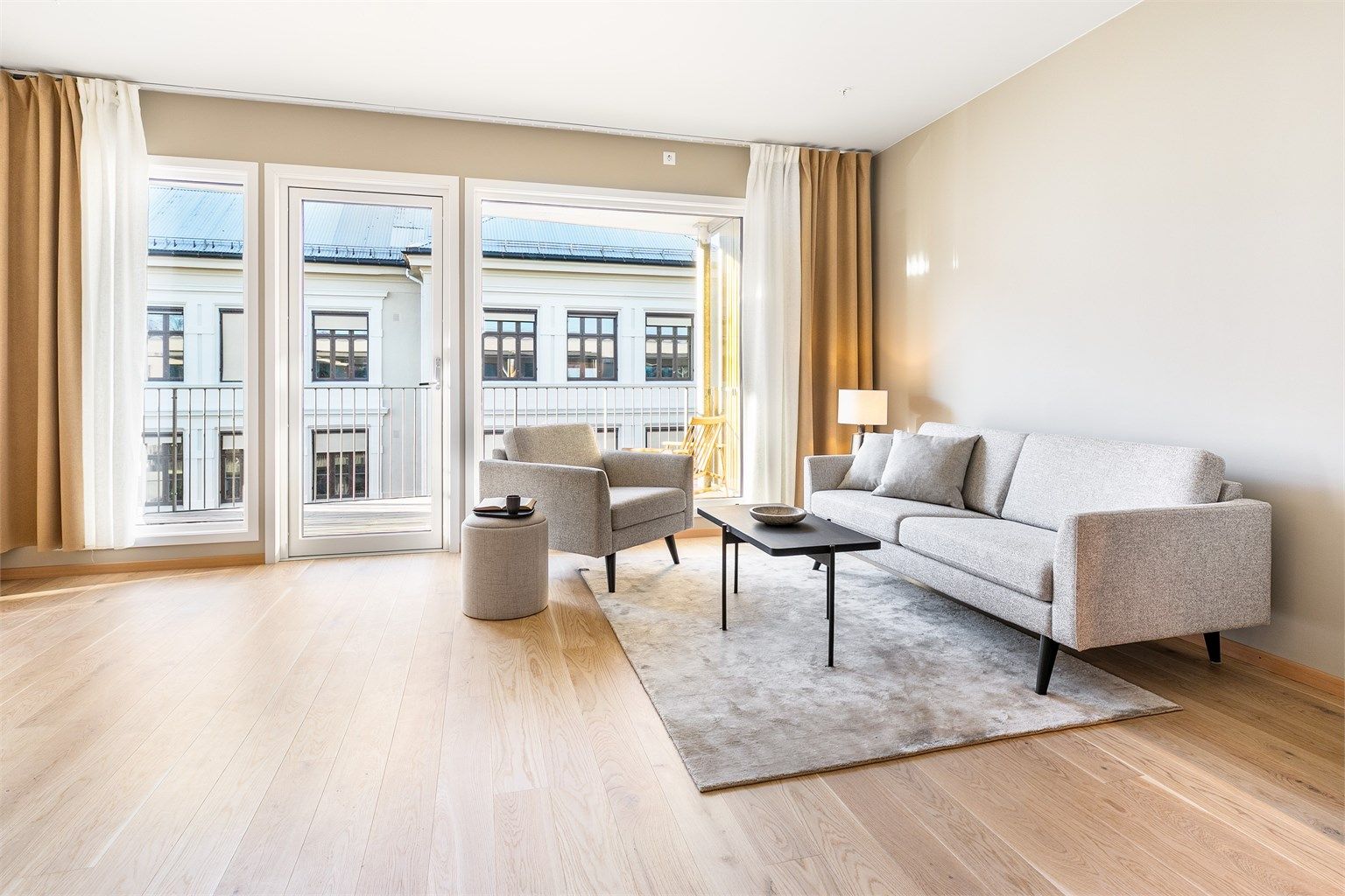 Velkommen til Skarmyrakvartalet! Leilighet B27 presenteres av Krogsveen. 
Fotograf; Børge Oppegård.