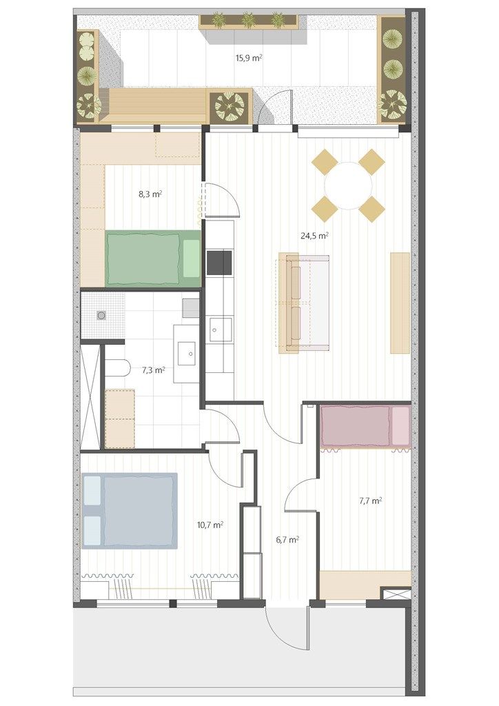 Plantegning Gulaksveien 2