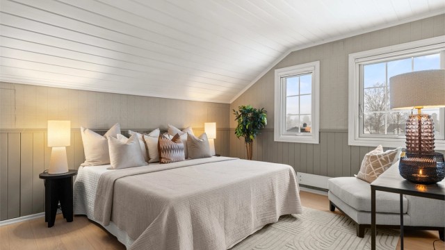 Soverom 1 med 1-stavs parkett