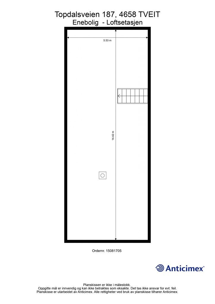Plantegning Loft