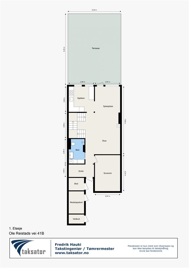 Plantegning 1. etasje