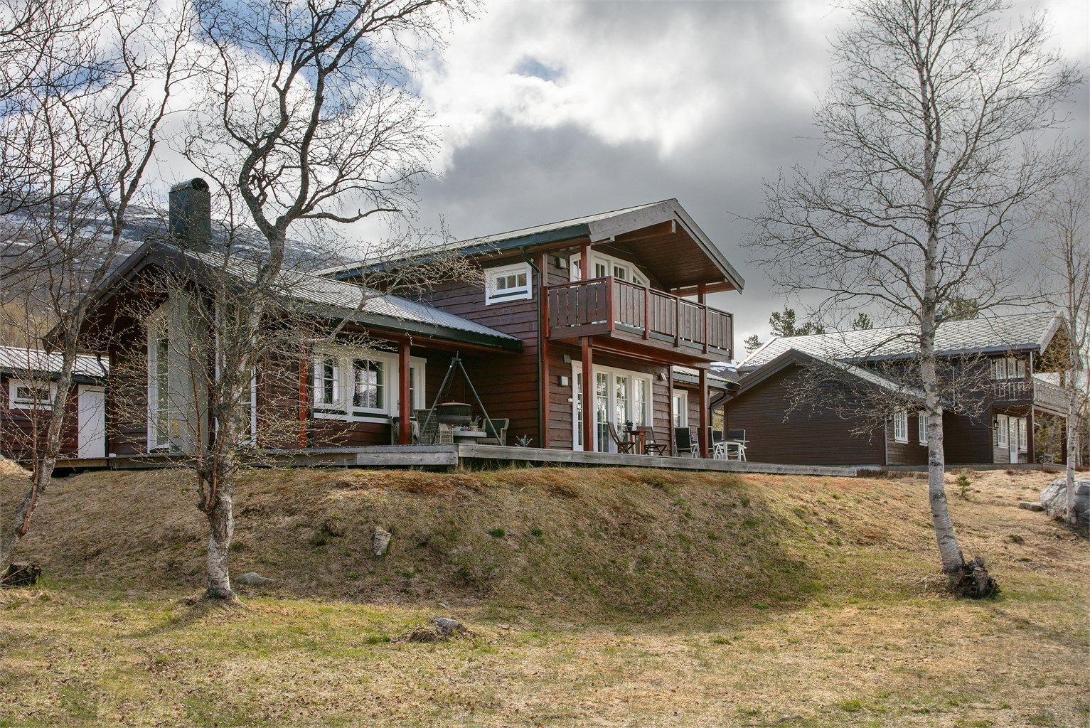 Eiendommen ligger i Nyheim hyttefelt, et attraktivt område på Bjorli.