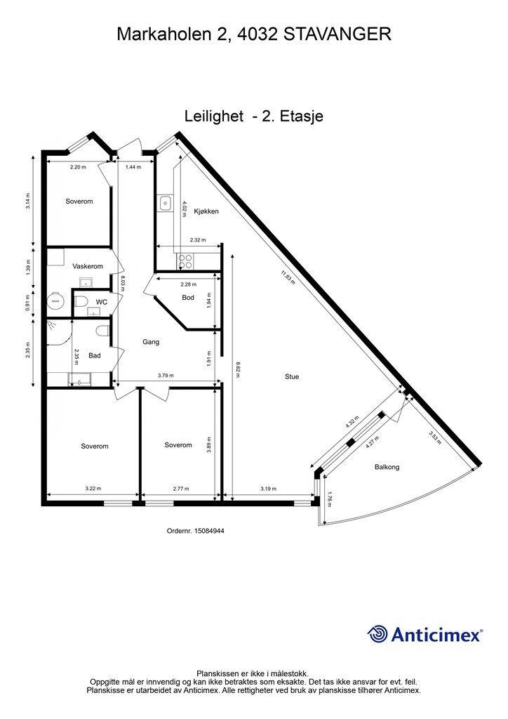 Plantegning - 2. Etasje