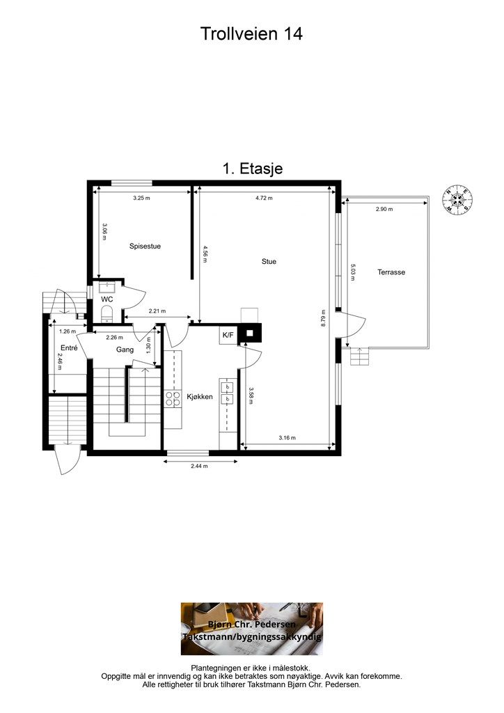 Plantegning 1. etasje