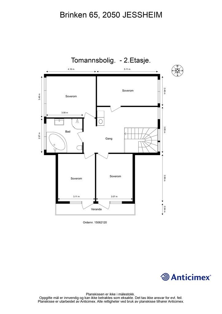 Plantegning 2.Etasje