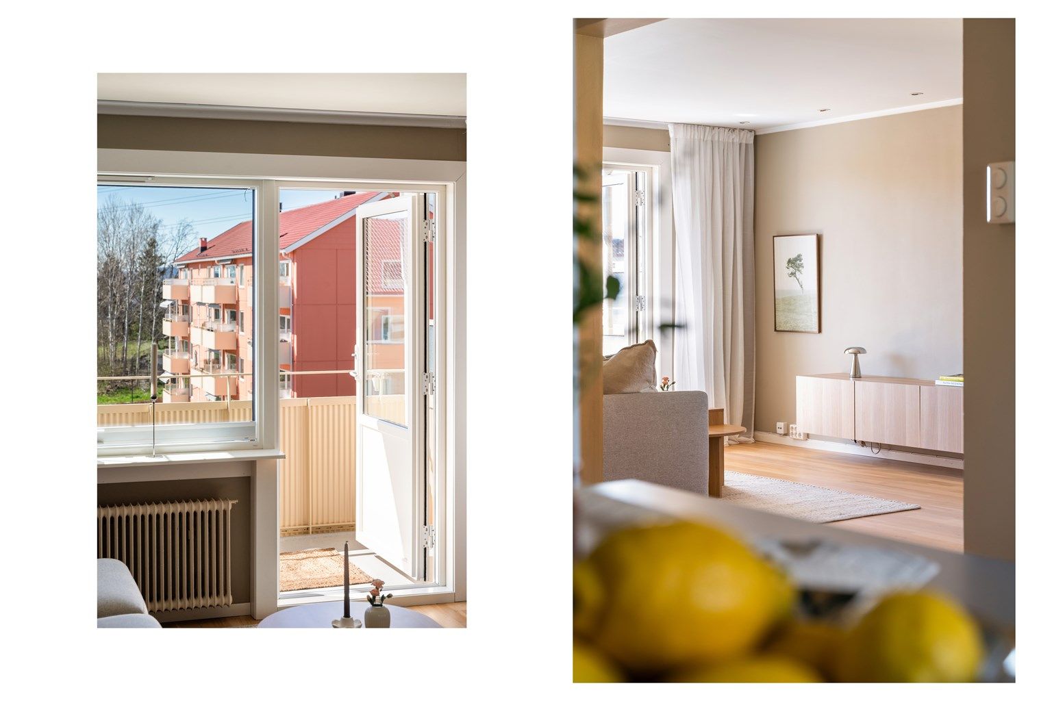 Dette er en lys og sjarmerende 3-roms leilighet med fin utsikt og gode solforhold