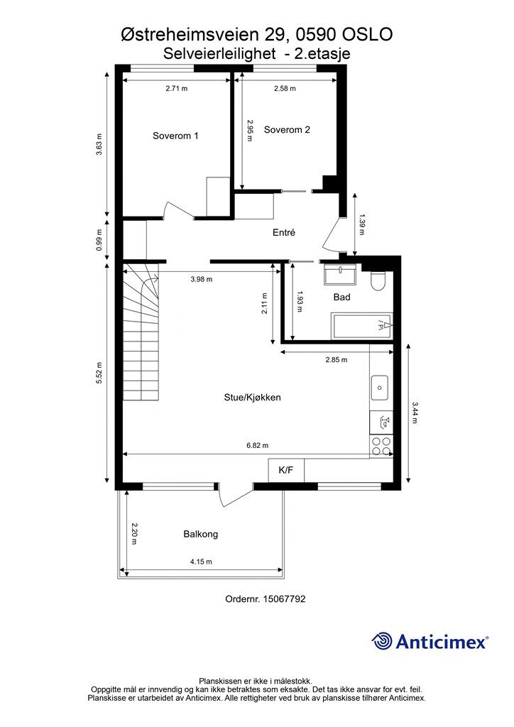 Plantegning - 2.etasje