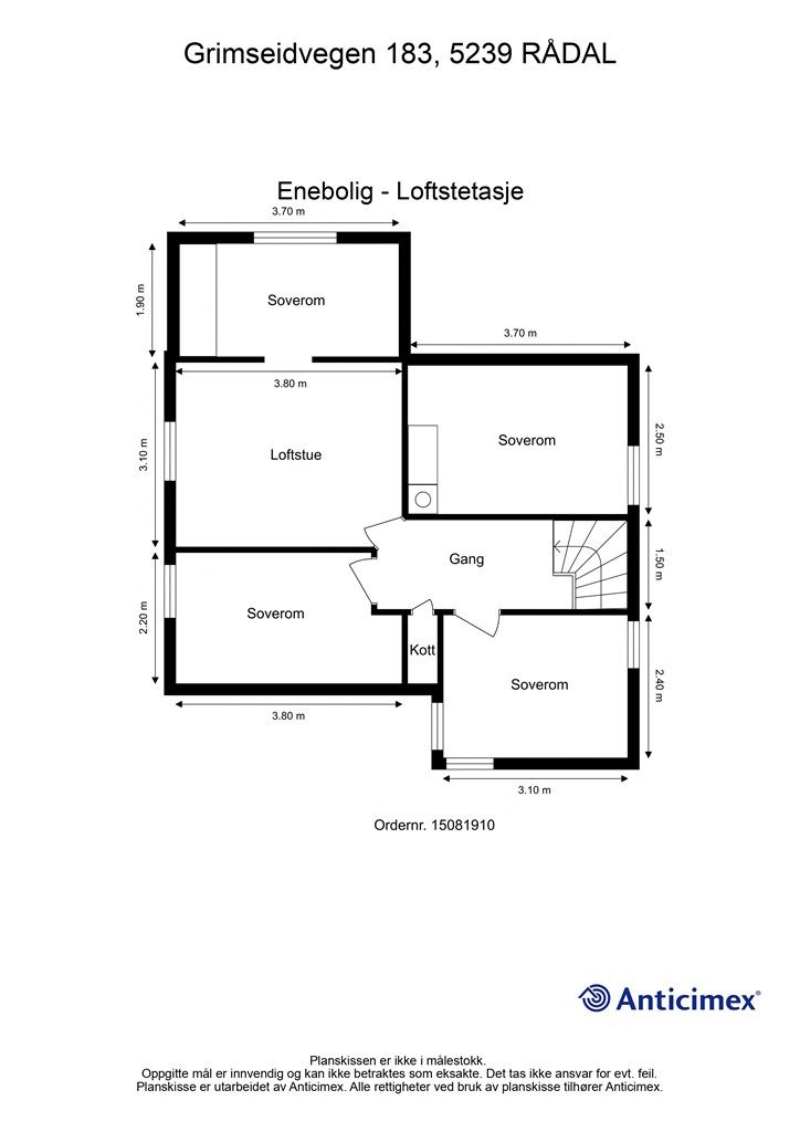 - Plantegning 2. etasje -