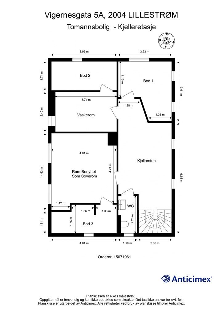 Plantegning-Kjelleretasje