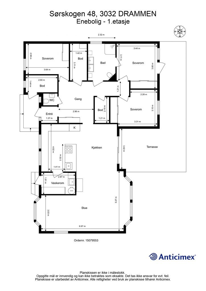 Plantegning - 1. etasje