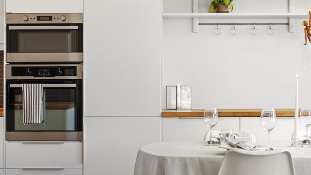 Integrerte hvitevarer.