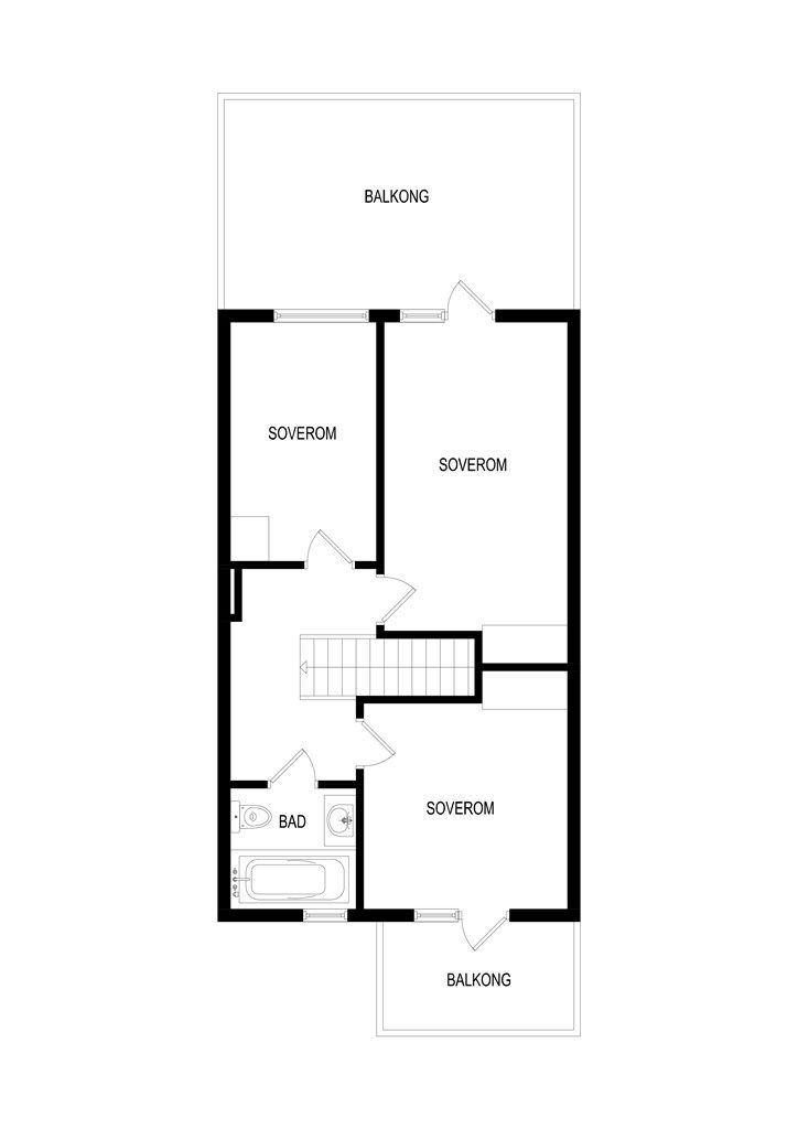 2. Etasje - 2D plantegning 